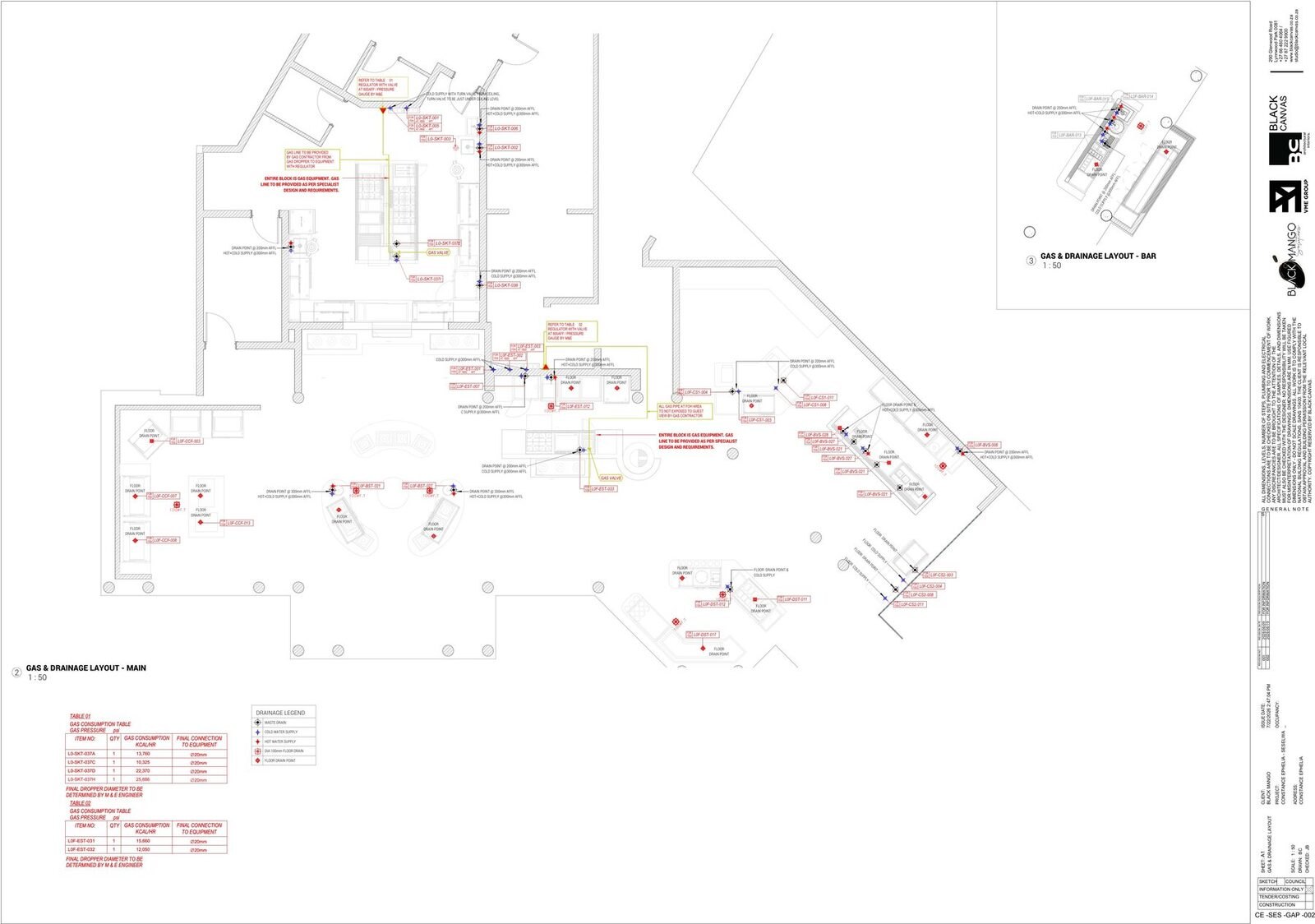 Outlet layout drawing, Constance Ephelia