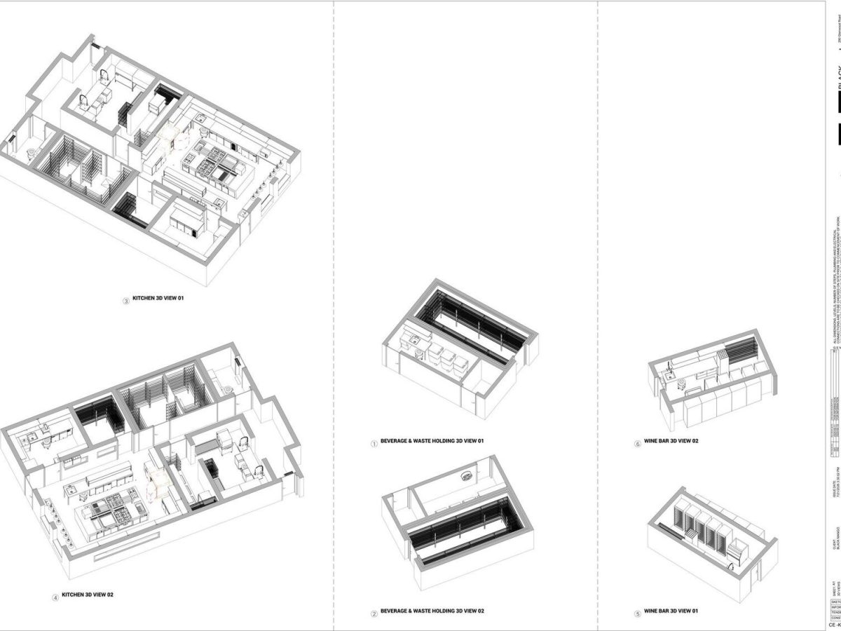 Constance Ephelia, Mahe - kitchen equipment and extraction layout by VME Group (view 01)