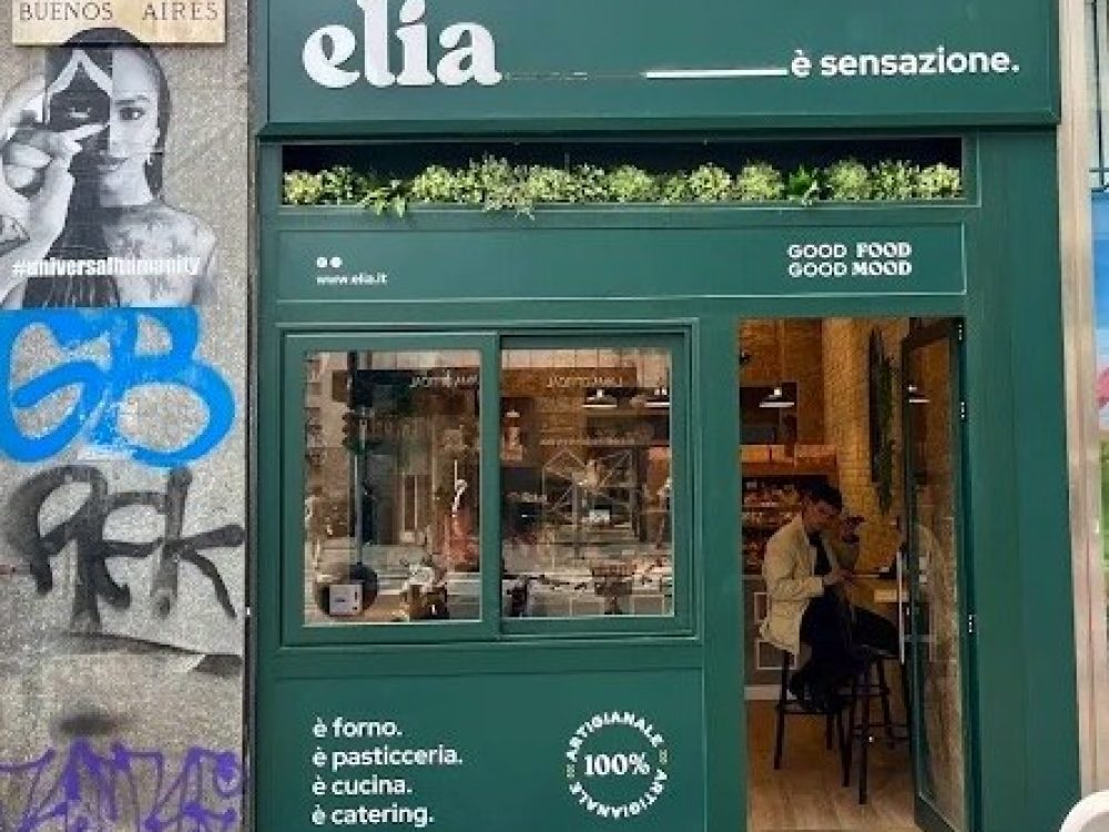 Panificio Elia shopfront on Corso Buenos Aires, Milan